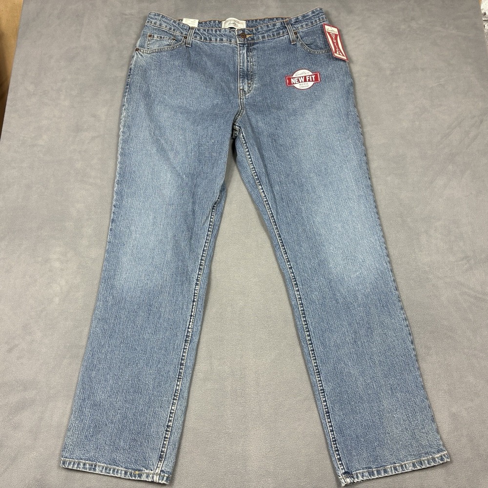 NEW Levi Strauss Womens Size 18 Signature Mid Rise Straight‎ Jeans Medium Y2K
